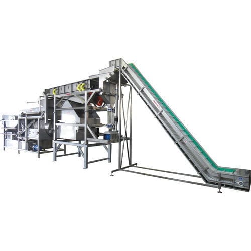 Lavatrice agroalimentare per piselli - TABANLI MAKINA SAN VE TIC LTD STI - a nastro / a vibrazione