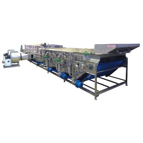 Blancher per verdure - TBBC02 - TABANLI MAKINA SAN VE TIC LTD STI - per l'industria agroalimentare / a vapore / raffreddatore continuio ad acqua