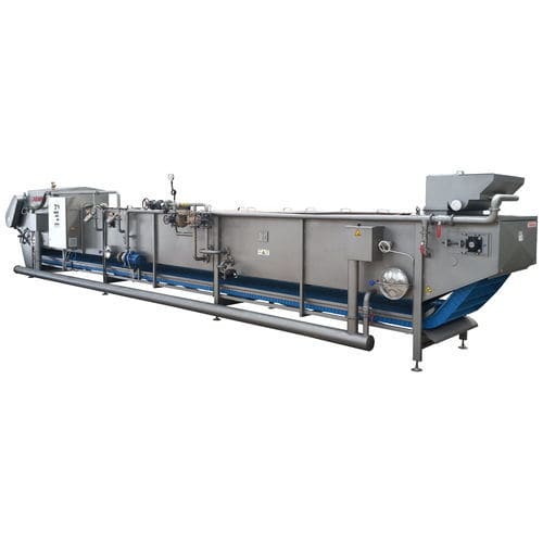 Blancher per verdure - TBBC03 - TABANLI MAKINA SAN VE TIC LTD STI - per l'industria agroalimentare / a nastro / raffreddatore continuio ad acqua