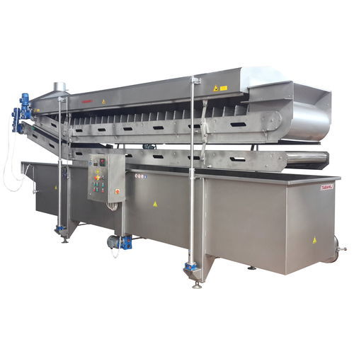 Blancher per frutta e verdura - TIBB02 - TABANLI MAKINA SAN VE TIC LTD STI - per l'industria agroalimentare / a nastro / ad acqua calda