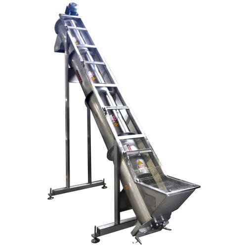 Trasportatore a vite - TSE40 - TABANLI MAKINA SAN VE TIC LTD STI - inclinato / per alimentatore / per frutta