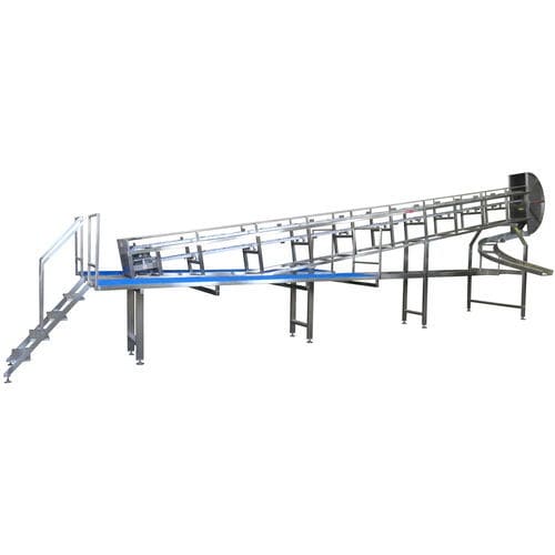 Ribaltatore elettrico - TCFD - TABANLI MAKINA SAN VE TIC LTD STI - di casse / 180° / per l'industria agroalimentare