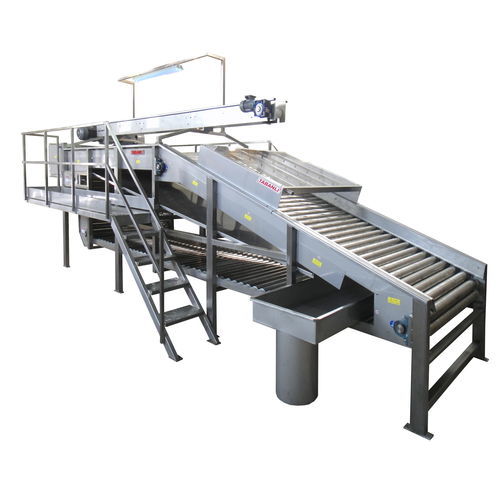 Trasportatore a rulli - TRIC - TABANLI MAKINA SAN VE TIC LTD STI - per ispezione / con motore elettrico / per frutta