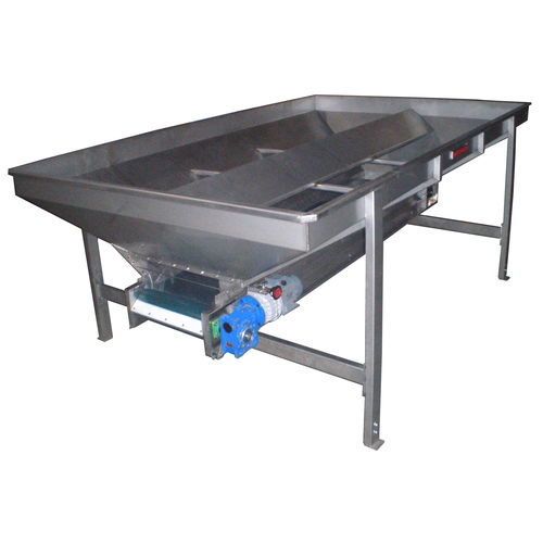 Tramoggia da reception - TABANLI MAKINA SAN VE TIC LTD STI - per le carote / inclinata / con nastro trasportatore