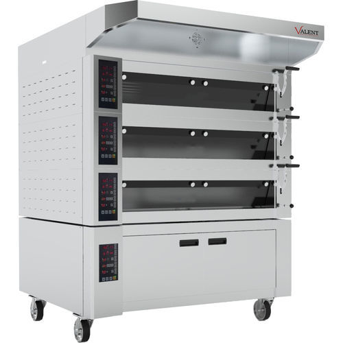 Forno per il settore agroalimentare a piani - VLT EDO series - Valent Bakery Equipment - per pane / di riscaldamento / elettrico