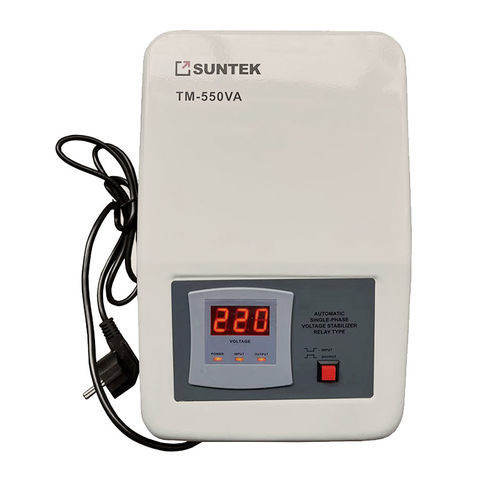 Stabilizzatore di tensione monofase - SUNTEK TM-550VA - Electrosheriff - automatico
