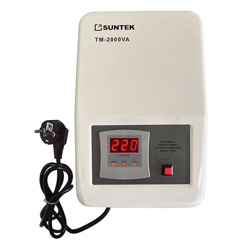 Stabilizzatore di tensione monofase - SUNTEK TM-2000VA - Electrosheriff - automatico