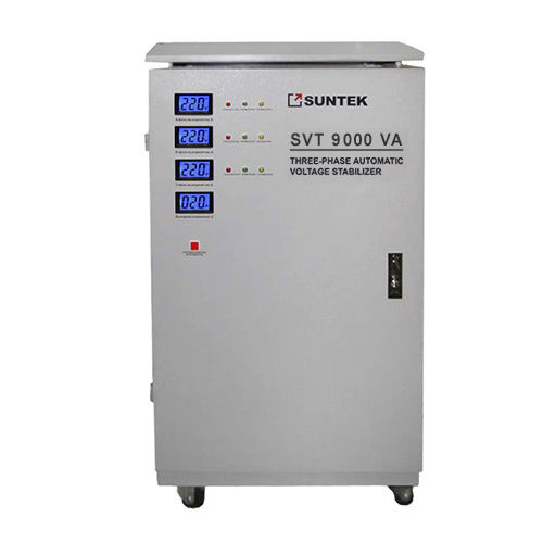 Stabilizzatore di tensione trifase - SUNTEK SVT 9000 VA - Electrosheriff - automatico