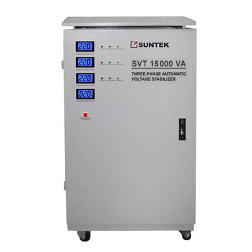 Stabilizzatore di tensione trifase - SUNTEK SVT 15000 VA - Electrosheriff - automatico