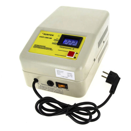 Stabilizzatore di tensione monofase - SUNTEK 1000 VA EM - Electrosheriff - trifase / automatico