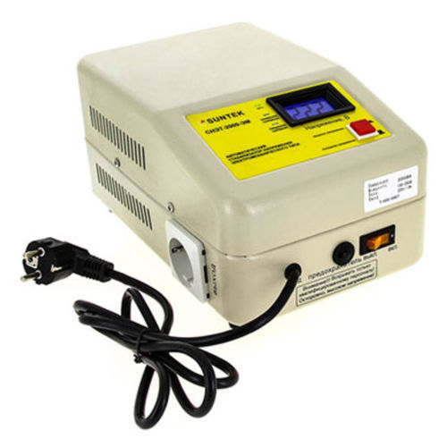 Stabilizzatore di tensione monofase - SUNTEK 2000 VA EM - Electrosheriff - trifase / automatico