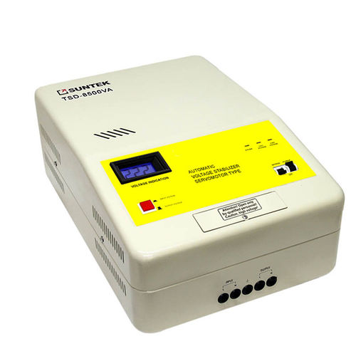 Stabilizzatore di tensione monofase - SUNTEK 8500 VA EM - Electrosheriff - trifase / automatico