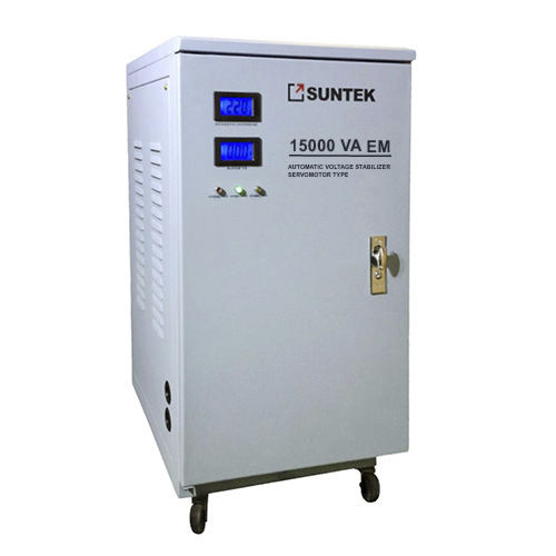 Stabilizzatore di tensione monofase -  SUNTEK 15000 VA EM - Electrosheriff - trifase / automatico