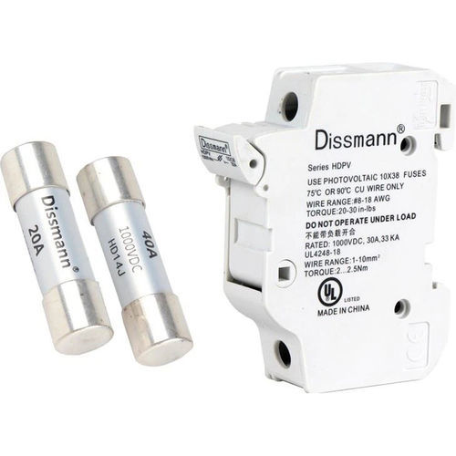 Fusibile per applicazioni fotovoltaiche - HD10 series - Shenzhen Deer Electronic Co.,Ltd. - cilindrico / azione rapida / Classe aR
