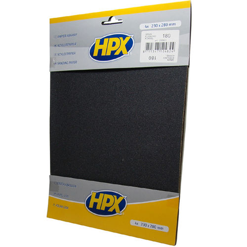 Carta abrasiva in ossido di almluminio - HPX - European Aerosols GmbH - resina / per legno / per verniciatura