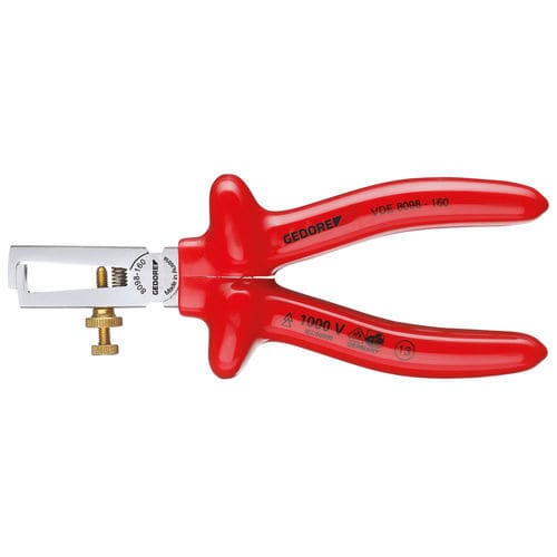 Pinza spelafili tronchese - VDE 8098-160 - Gedore Werkzeugfabrik GmbH & Co. KG - per cavo / isolante / in acciaio