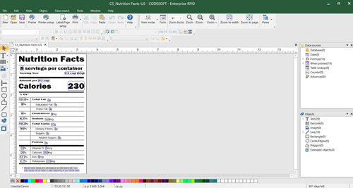 Software di interfaccia - Beverage Labeling - TEKLYNX - di progettazione / di basi di dati / embedded