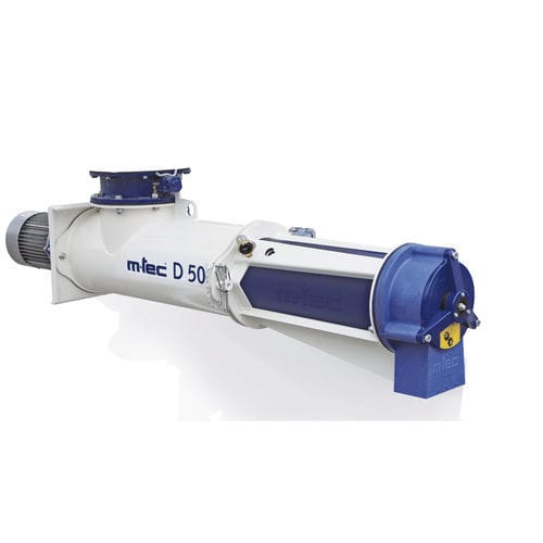 Miscelatore a vite conica - D50 - M-TEC Mathis Technik - continuo / di granulato / per cantiere di costruzione