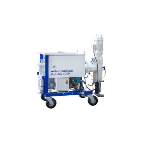 Pompa per cemento - DUO-MIX 3DCP+ - M-TEC Mathis Technik - elettrica / mobile / industriale