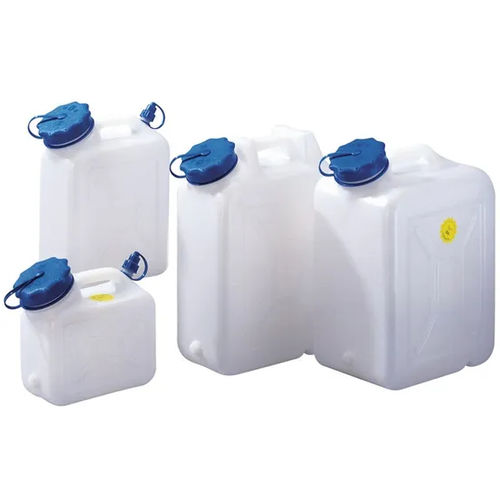 Tanica in HDPE - 0017217423 - hünersdorff GmbH - rettangolare / con beccuccio / per prodotti chimici