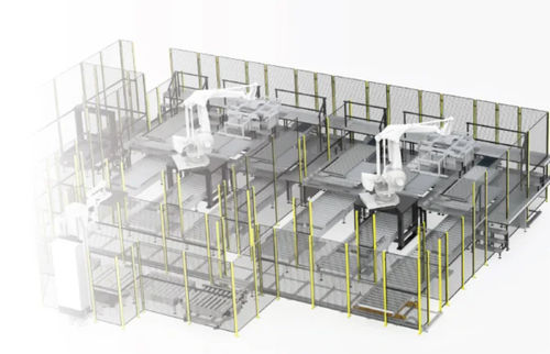 Pallettizzatore robotizzato - ESSI - industriale / per la distribuzione / per l'industria agroalimentare