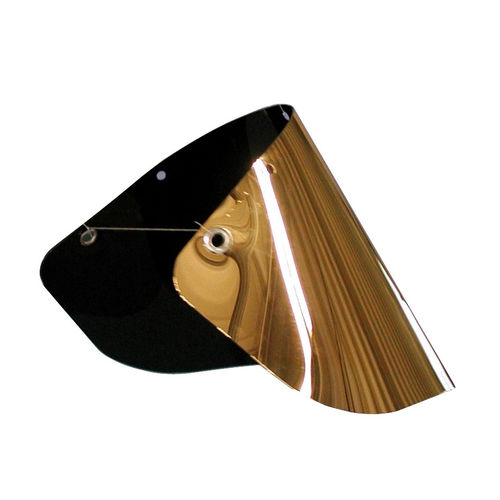 Visiera di protezione con rivestimento dorato - GFKVI001-6 - Rudolf Uhlen GmbH - contro gli UV / per alte temperature / resistente agli spruzzi