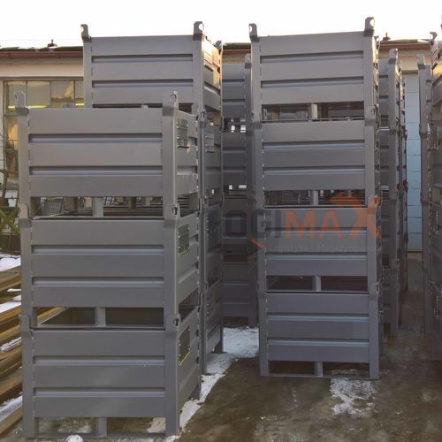 Cassa-pallet in lamiera - Logimax Polska Sp. z o.o. - da trasporto / per l'industria automobilistica
