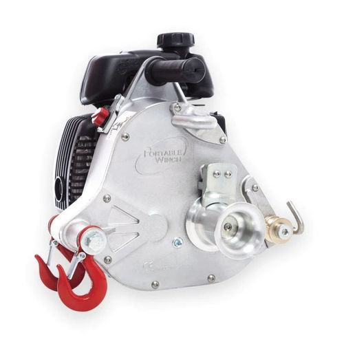 Cabestano di tiraggio - PCW5000 - PORTABLE WINCH CO. - con motore a combustione / portatile / robusto