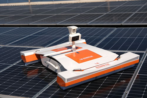 Robot di pulizia per pannelli solari - Robsys Europe GmbH - per pulitura a secco / per pulizia a umido / mobile