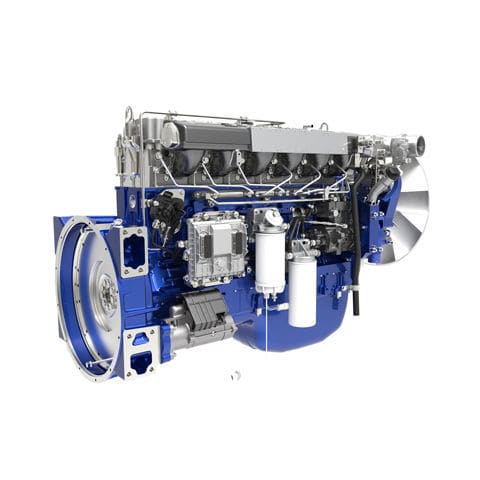 Motore diesel - WP10 series - Weichai Power Co., Ltd. - a 6 cilindri / turbo-intercooler / common rail