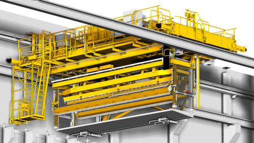 Carroponte monotrave - Künz GmbH - su misura / automatizzato / con presa