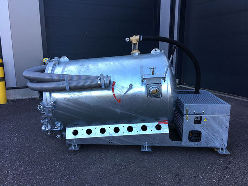 Unità di aspirazione fissa - S-VAC 2000 VA - Altro-Tec GbR - con pompa a vuoto