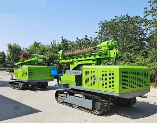 Battipalo idraulico - Zhengzhou Yugong Construction Machinery Co., Ltd. - per applicazioni fotovoltaiche / con pinza per travi ad H