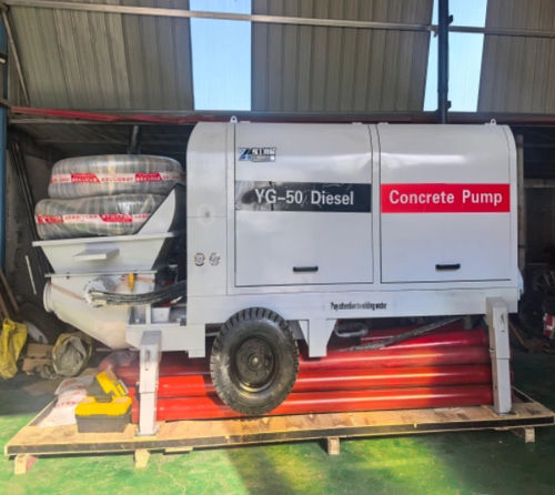 Pompa per calcestruzzo mobile - YG series - Zhengzhou Yugong Construction Machinery Co., Ltd. - per interno / da esterno / per cantiere