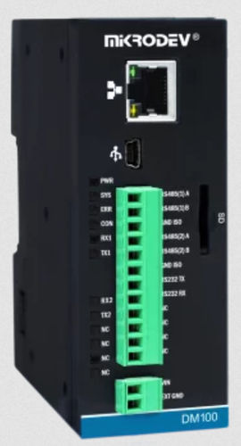 Unità terminale remota Modbus TCP - DM100-E1N-GC0-B1000 - Mikrodev - Ethernet / RS-232 / RS-485