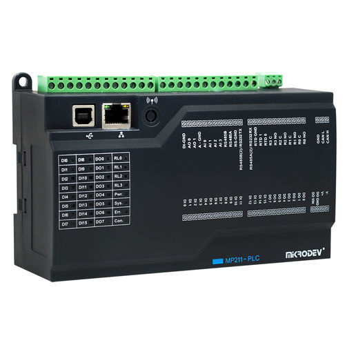PLC integrato - MP211-E1N-GA1-B6001 - Mikrodev - ingressi analogici / ingressi digitali / a 16 I