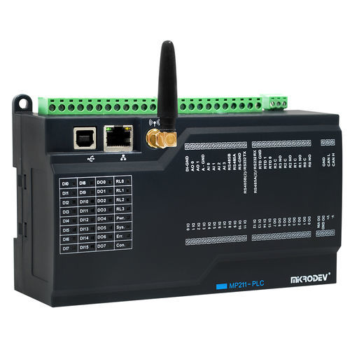 PLC integrato - MP211-E1L-GA1-B7001 - Mikrodev - ingressi analogici / ingressi digitali / a 16 I