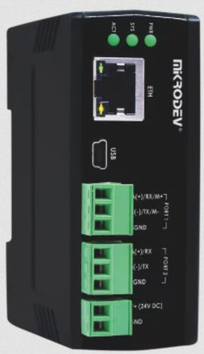Convertitore di protocolli - MBS100-E1N-GC3-B0000 - Mikrodev - Ethernet / RS-485 / Modbus RTU