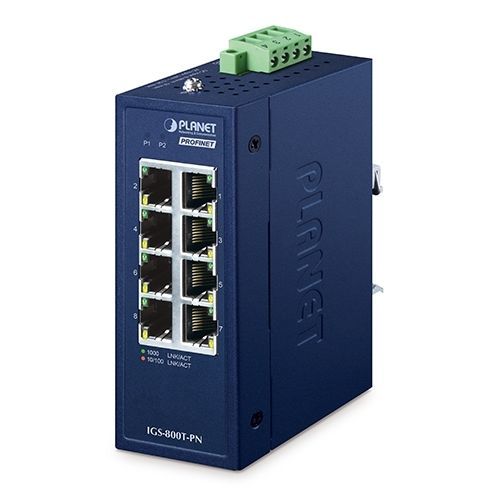 Switch Ethernet non gestibile - IGS-800T-PN - PLANET Technology Corp. - 8 porte / Ethernet gigabit / ProfiNet