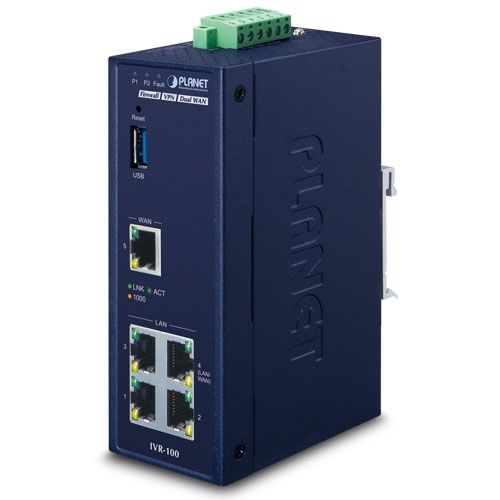 Gateway di sicurezza - IVR-100 - PLANET Technology Corp. - industriale / di sicurezza informatica / TCP