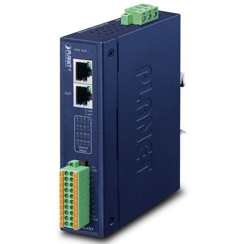 Modulo I/O digitale - IECS-1116-DO - PLANET Technology Corp. - EtherCAT / RJ45 / 16 canali