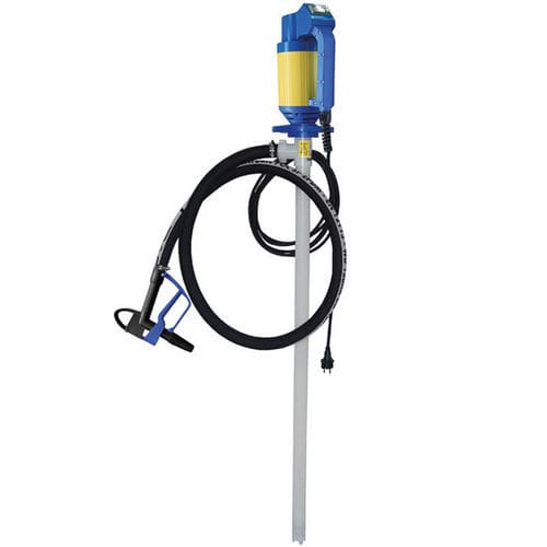 Pompa travaso fusti - JP-380 PVDF - Dr. Jessberger GmbH - per prodotti chimici / con motore elettrico / sommersa