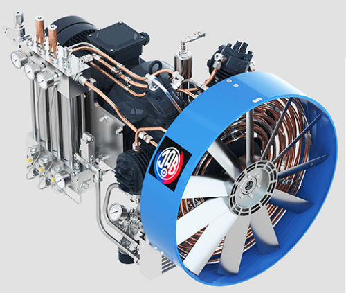 Compressore a pistone - SVD 700/250 - J.A. Becker & Söhne GmbH & Co. KG - d'aria / con motore elettrico / portatile
