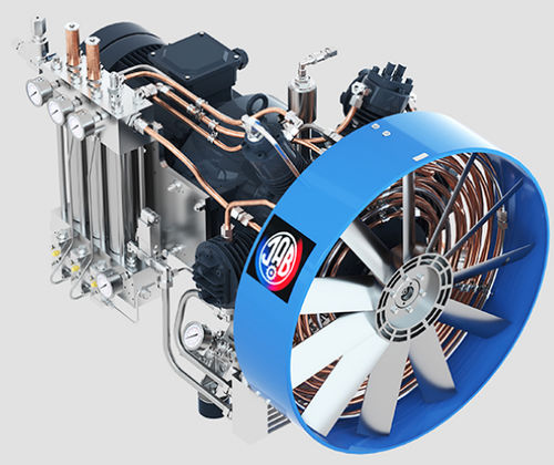 Compressore a pistone - SVC 450/350 - J.A. Becker & Söhne GmbH & Co. KG - d'aria / con motore elettrico / portatile