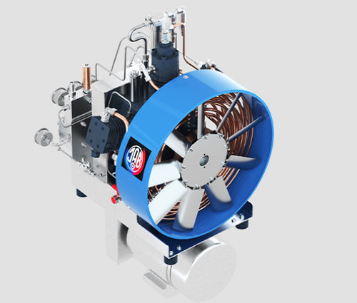Compressore a pistone - V 5635/350 N - J.A. Becker & Söhne GmbH & Co. KG - di azoto / con motore elettrico / fisso