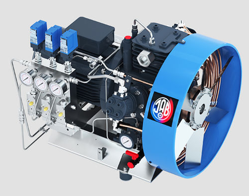 Compressore a pistone - SVB 225/250 He - J.A. Becker & Söhne GmbH & Co. KG - per elio / con motore elettrico / fisso