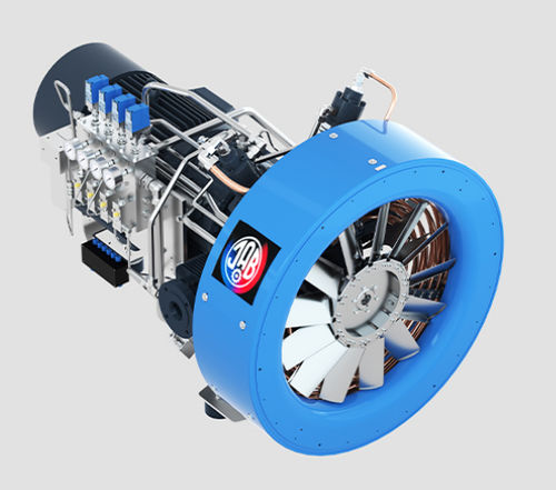 Compressore a pistone - SVB 1100/350 He - J.A. Becker & Söhne GmbH & Co. KG - d'aria / con motore elettrico / fisso