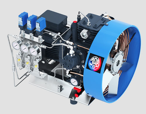 Compressore a pistone - V 215/300 NG4 - J.A. Becker & Söhne GmbH & Co. KG - di gas naturale / con motore elettrico / fisso