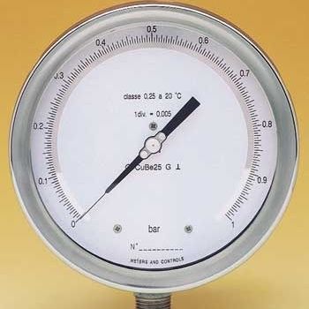 Manometro con quadrante - MMC  - Italmanometri S.r.l - in acciaio inossidabile / IP55 / di prova