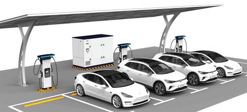 Caricabatteria per veicolo elettrico - IHEBS470K7D-350LL3C - Infypower - a pavimento / a ioni di litio / CE